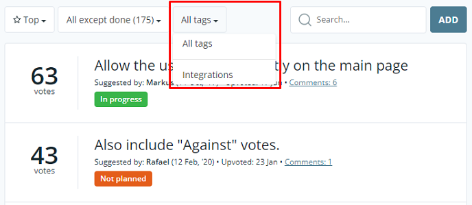 See all tags